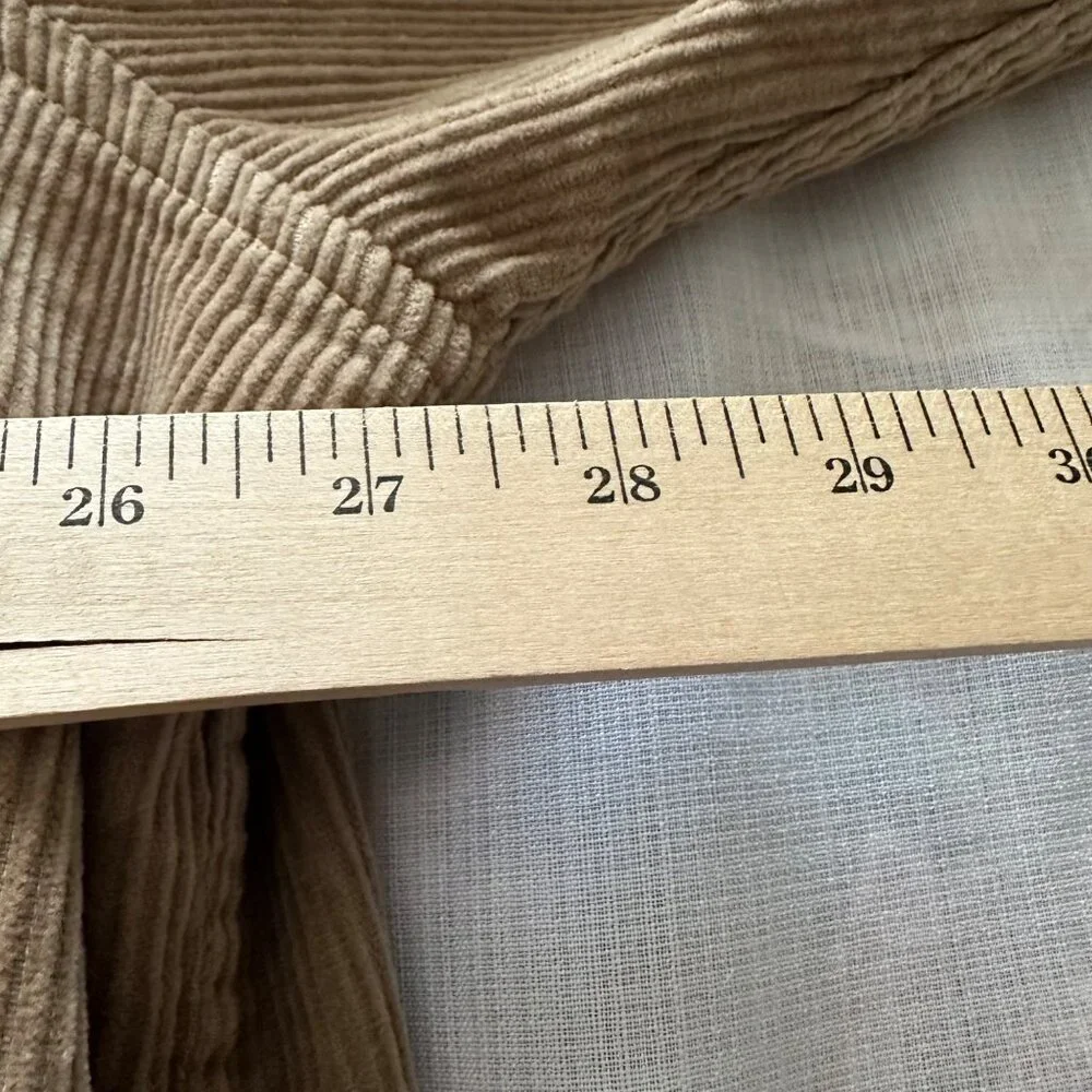 Gap Mens Corduroy Shirt Shacket Chinchilla Size XXL Preppy Academia 100% Cotton - Picture 3 of 8
